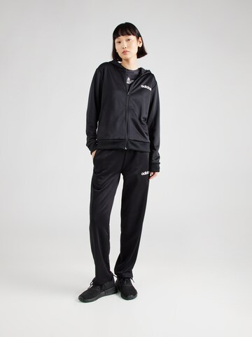 ADIDAS SPORTSWEAR Tracksuit 'Essentials' in Black: front