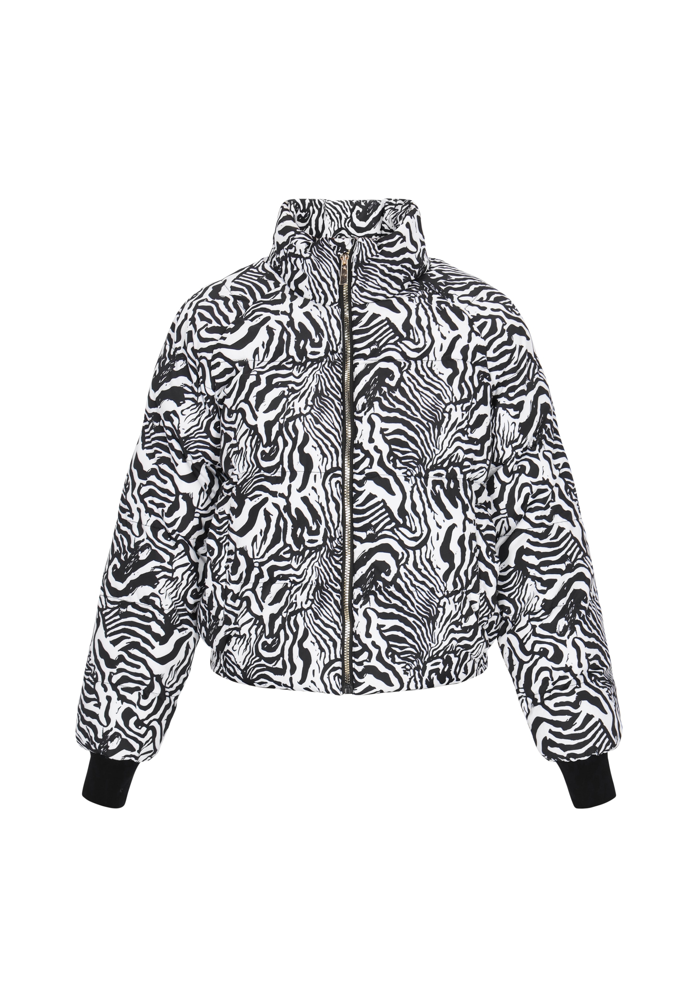 Veste d’hiver faina en noir : devant