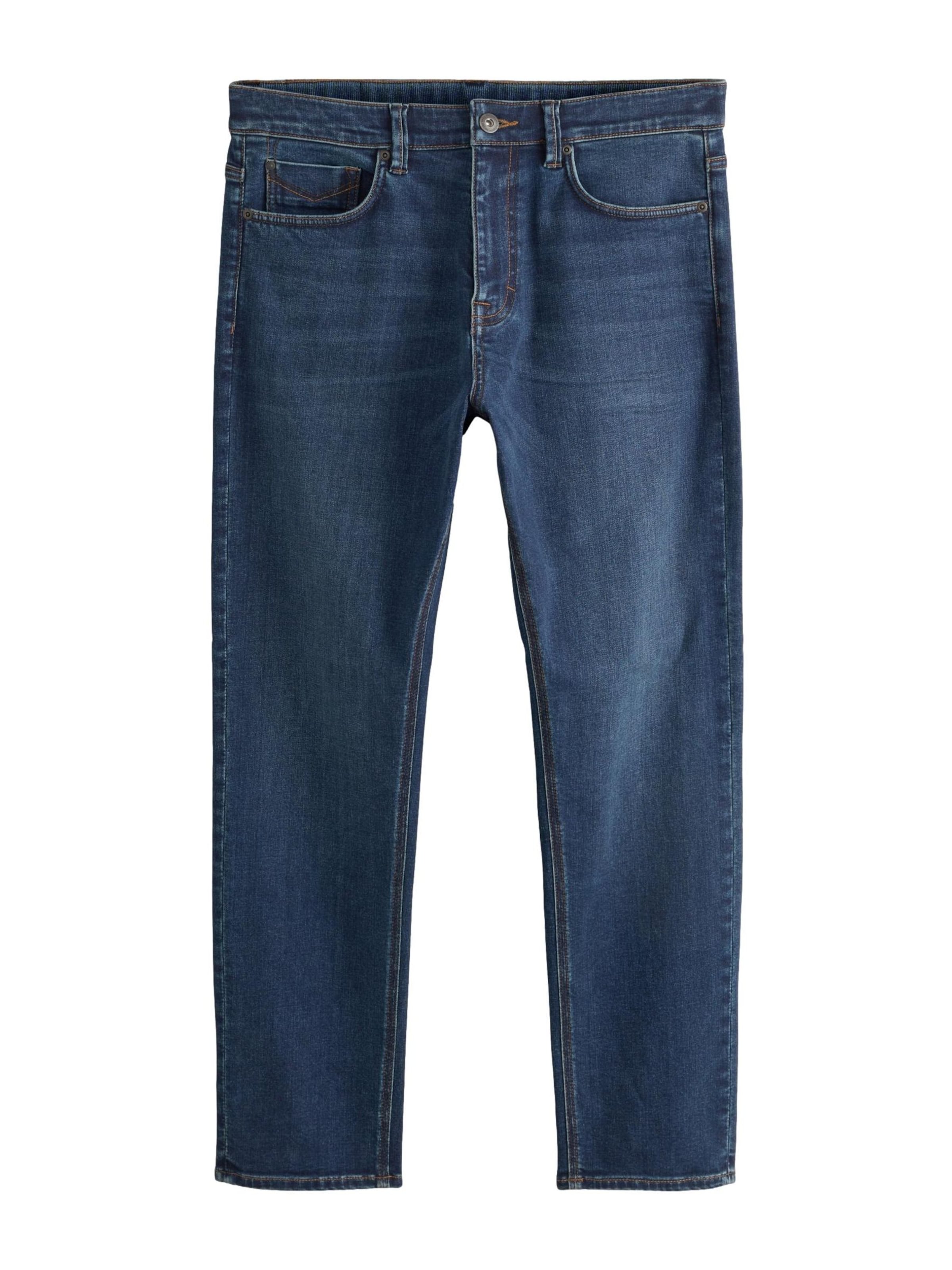 Next Slimfit Jeans in Blauw: voorkant
