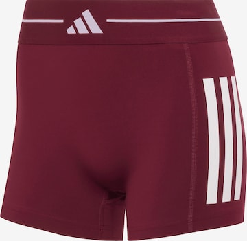 ADIDAS PERFORMANCE Skinny Sportnadrágok 'HYG' - piros: elől