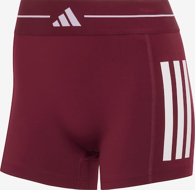 ADIDAS PERFORMANCE Sportshorts 'HYG' in XS in burgunder / weiß, Produktansicht