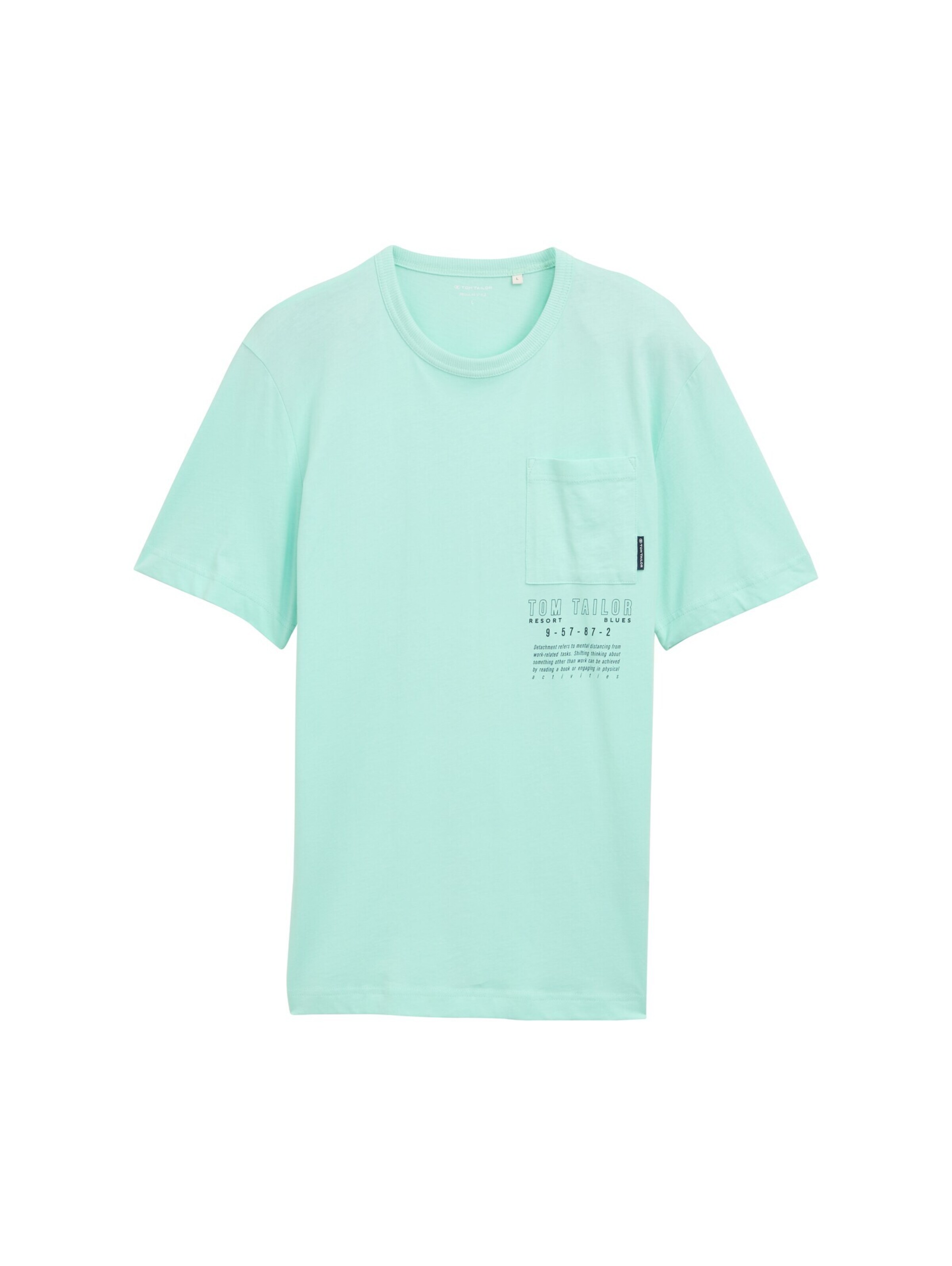 TOM TAILOR Shirt in Groen: voorkant