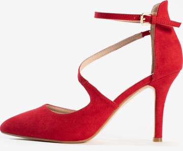 sarkans Celena Augstpapēžu kurpes 'Cinthya': no priekšpuses