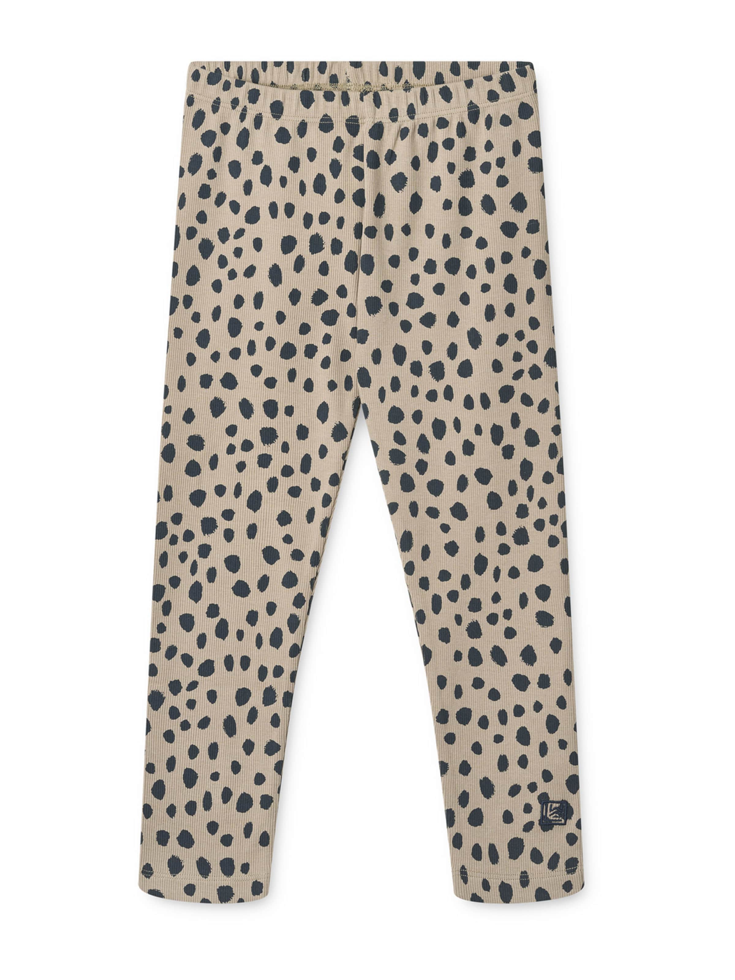 Skinny Leggings de la Liewood pe gri: față