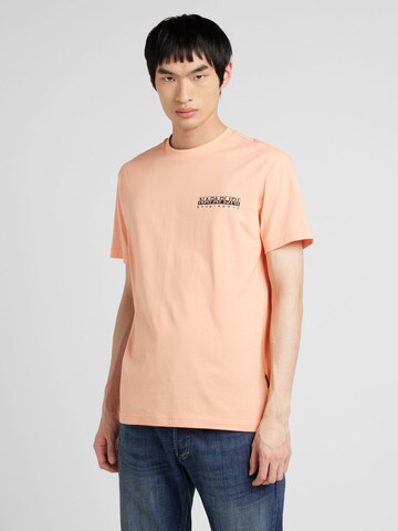 T-Shirt 'FABER' NAPAPIJRI en rose
