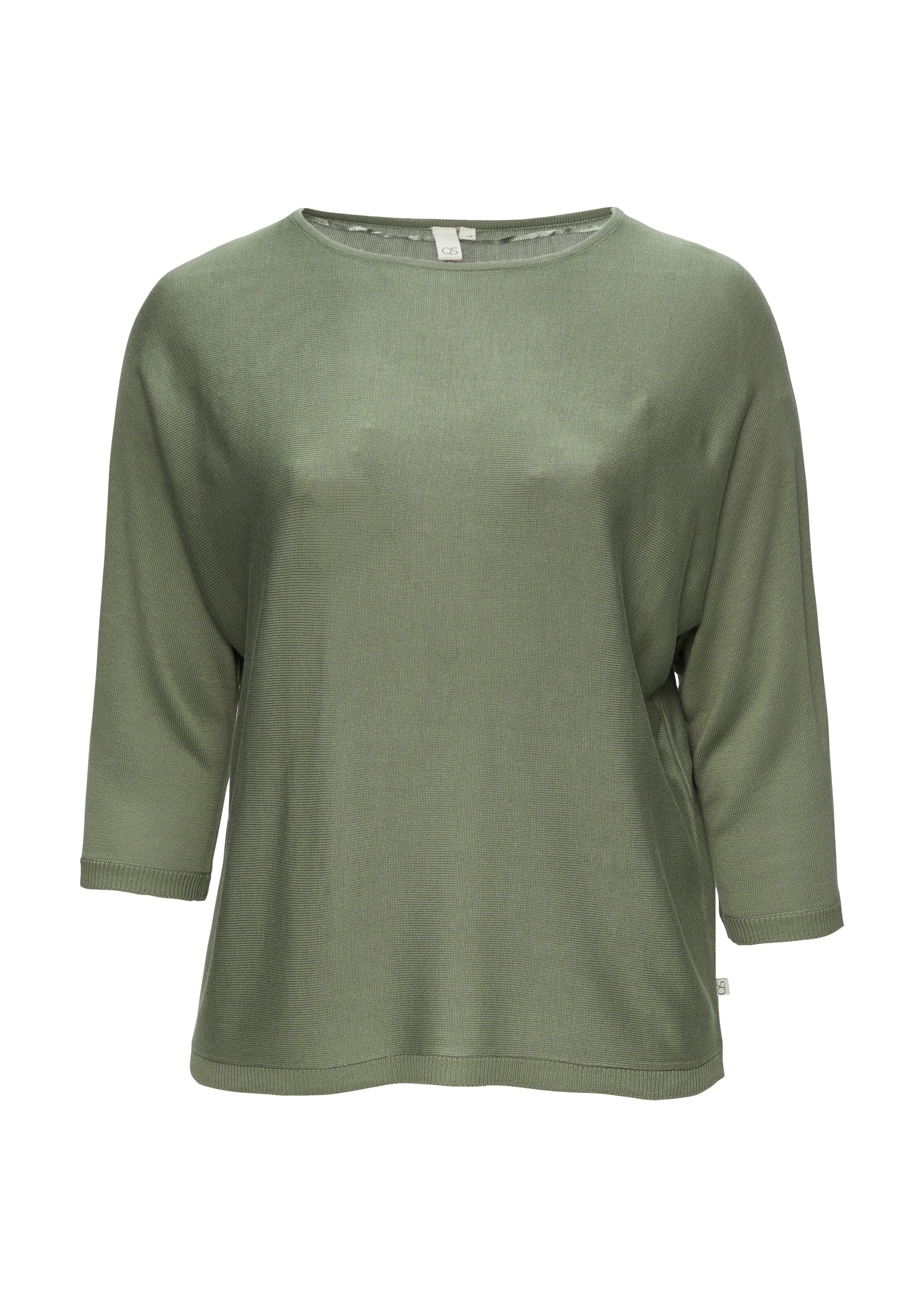 QS Pullover in Grün: Vorderseite