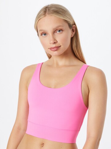 Hey Honey Bustier Sport-BH in Pink: predná strana