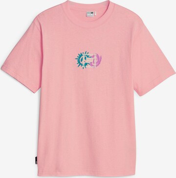 rozā PUMA T-Krekls 'DOWNTOWN': no priekšpuses
