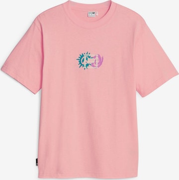 PUMA Тениска 'DOWNTOWN' в розово: отпред