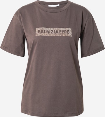 T-shirt 'MAGLIA' PATRIZIA PEPE en marron : devant