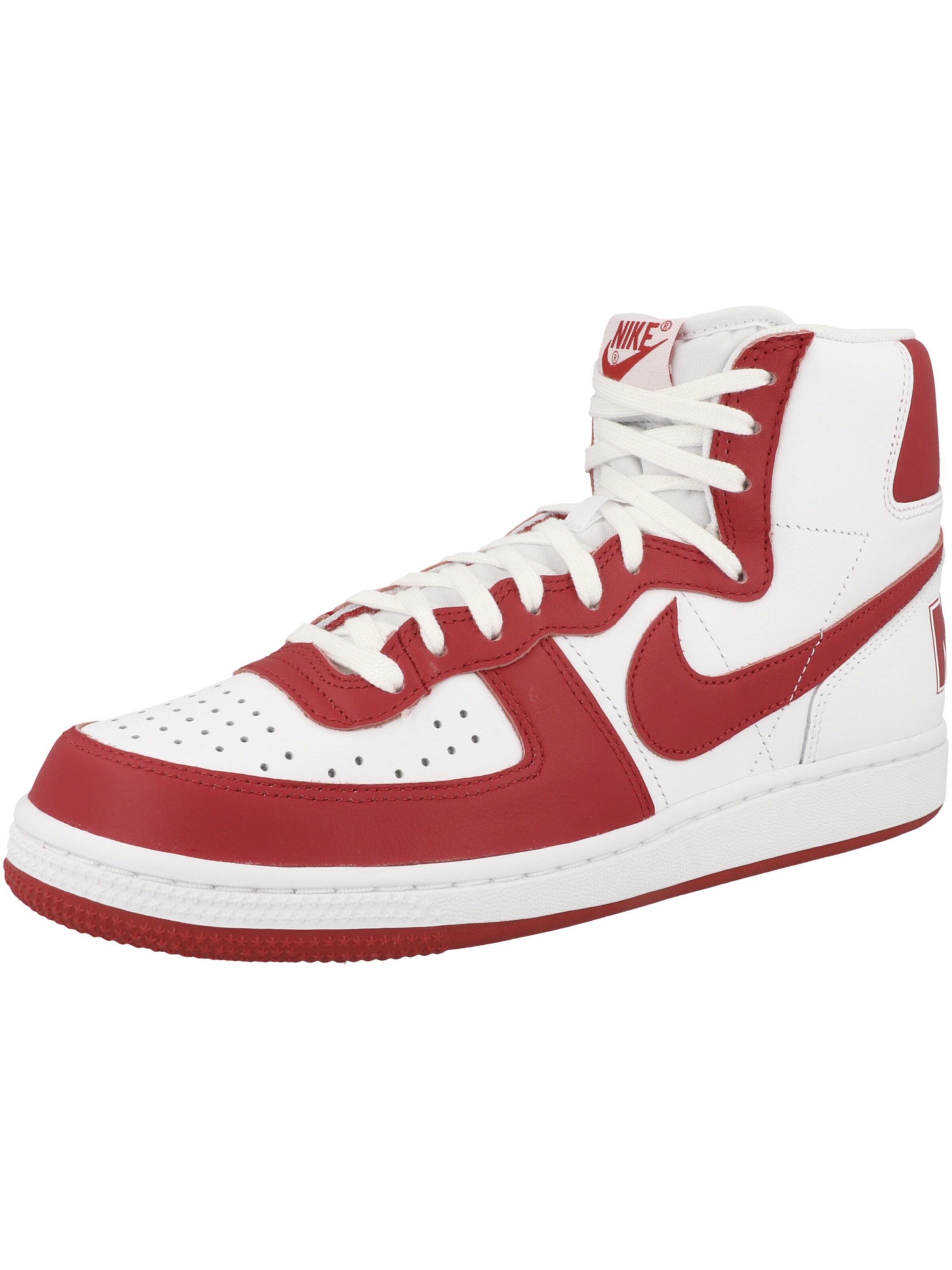 Sneaker alta di Nike Sportswear in rosso: frontale
