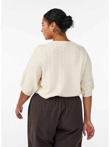 Zizzi Свитер 'Mella' в Бежевый
