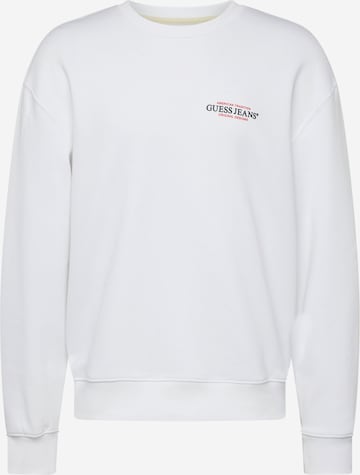 GUESS JEANS Sweatshirt in White ABOUT YOU