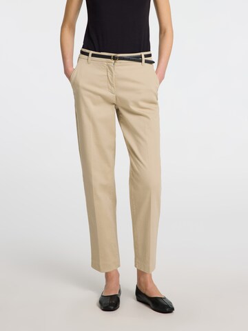 Regular Pantalon chino 'SLFVera Rita' SELECTED FEMME en beige : devant