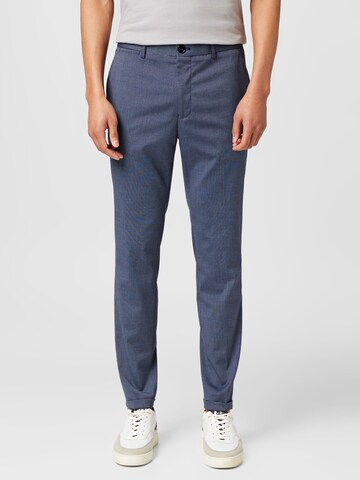 Matinique Slim fit Pants 'Liam' in Blue: front