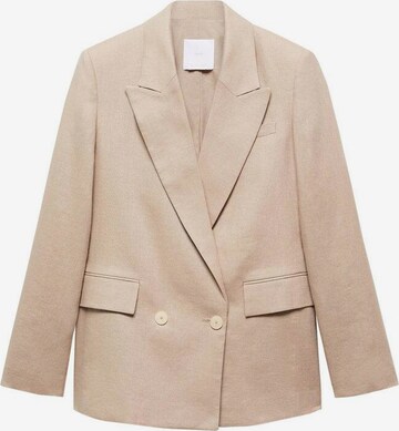 MANGO Blazer 'Tempoli' in Beige: front