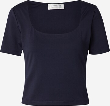 Guido Maria Kretschmer Women T-shirt 'Franja' i blå: framsida