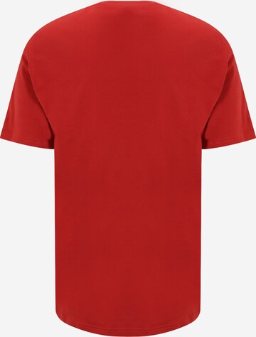 raudona PUMA Sportiniai marškinėliai