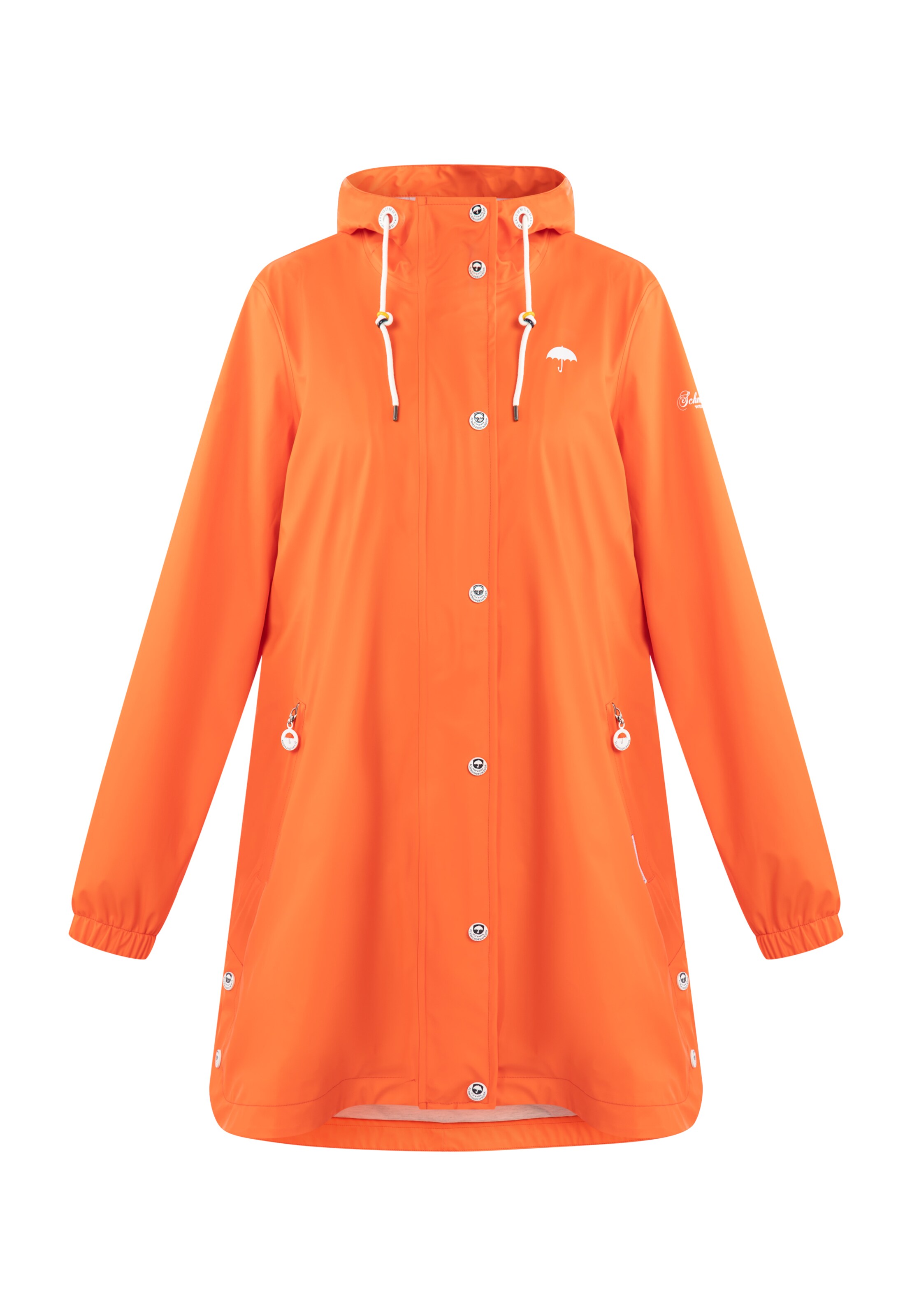 Manteau fonctionnel Schmuddelwedda en orange : devant