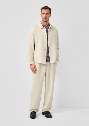 s.Oliver Regular Fit Indoor-Jacke in Beige: Vorderseite