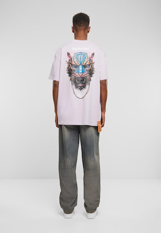 Forgotten Faces Shirt 'Ancient Tiger Mask' in Lila