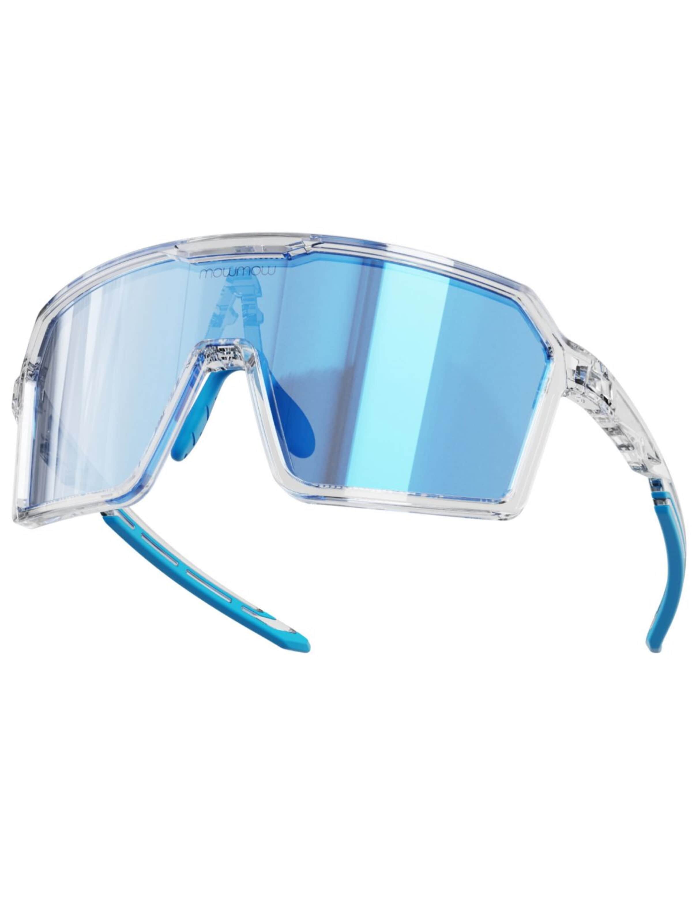 Lunettes de soleil sport 'MowMow Wizard Sunglasses - Sports Glasses - Photochromic Lens - Men - Women' Mowmow en bleu : devant