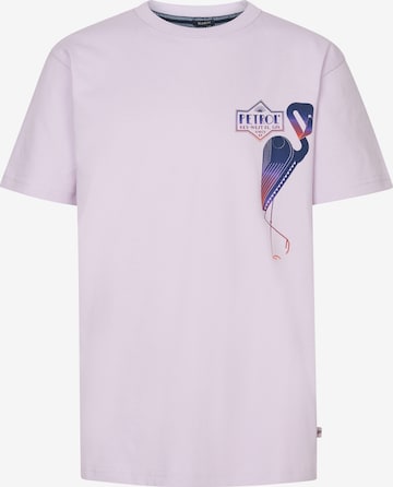Petrol Industries Majica | vijolična barva: sprednja stran