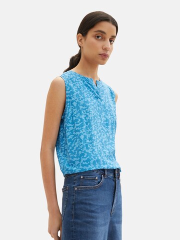 TOM TAILOR Bluse in Blau