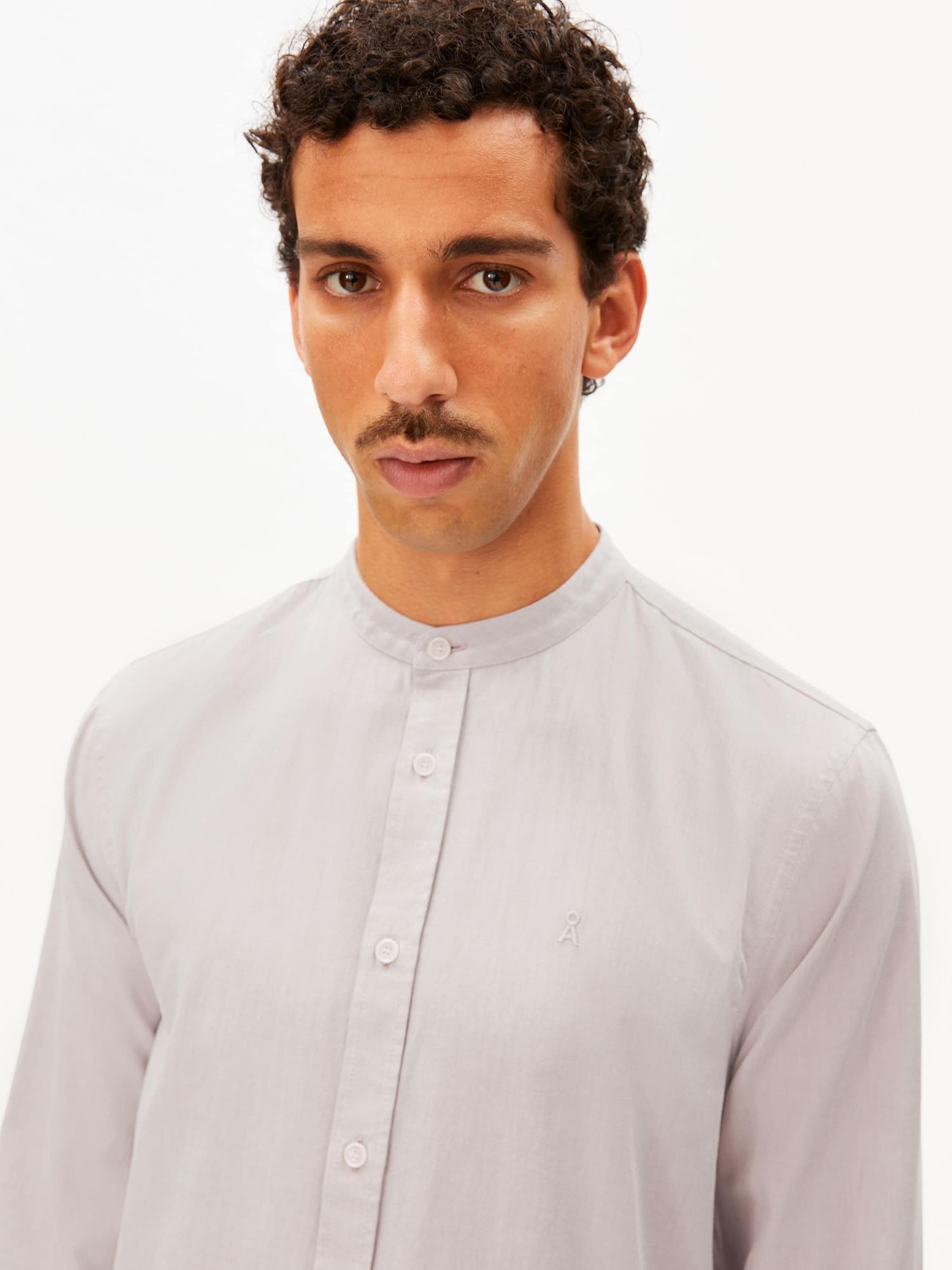 ARMEDANGELS Regular fit Overhemd in Groen: voorkant