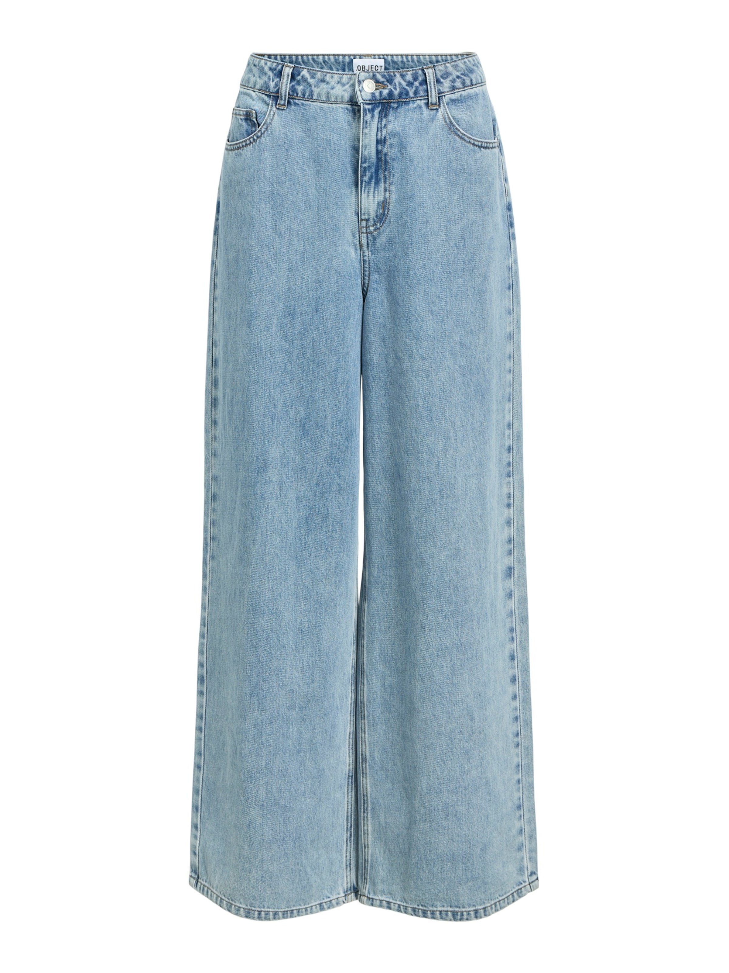 OBJECT Wide leg Jeans 'OBJLuca' in Blue: front