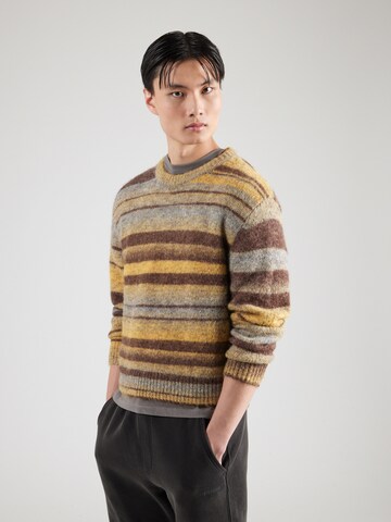 Pull-over 'Murray' WEEKDAY en jaune : devant