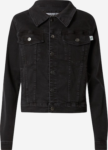 Urban ClassicsPrijelazna jakna - crna boja: prednji dio