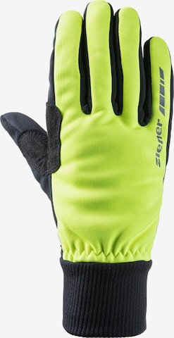 ZIENER Athletic Gloves 'SCH 23-WS 370' in Yellow: front