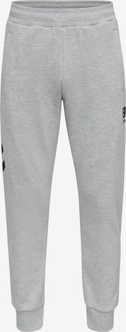 Hummel Zúžený Sportovní kalhoty 'Liam' – šedá: přední strana