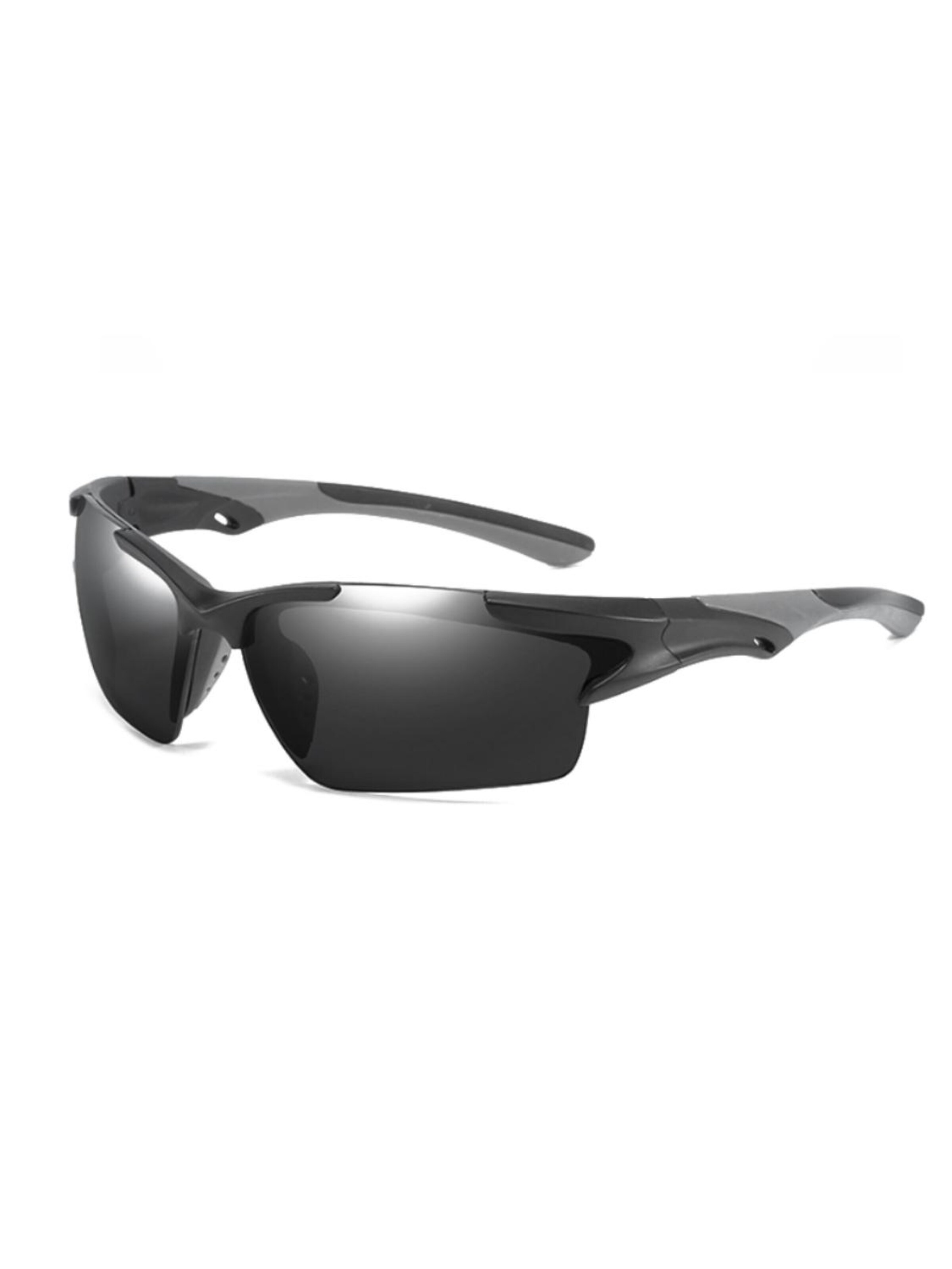 VEYREY Sunglasses 'VeyRey Sonnenbrille Gosta Sportovní Schwarz gläser Schwarz' in Black: front