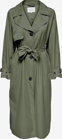 Manteau mi-saison 'ONLCHLOE' Only Petite en vert : devant