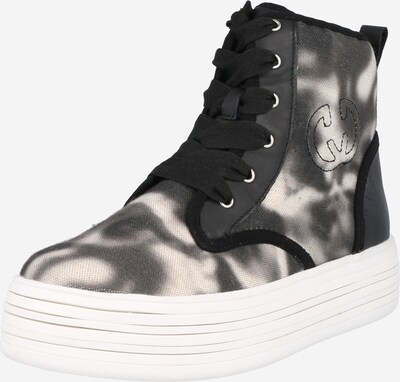 GERRY WEBER Augstie brīvā laika apavi 'Novara', krāsa - cementpelēks / melns, Preces skats