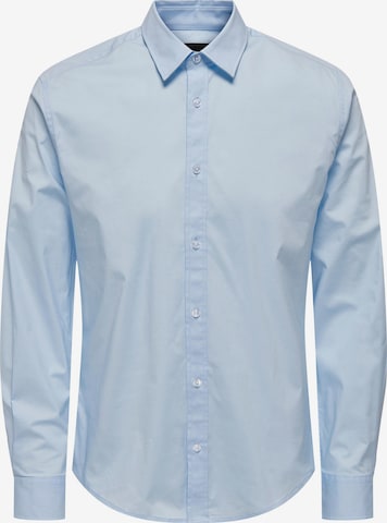 Camicia 'Andy' di Only & Sons in blu: frontale