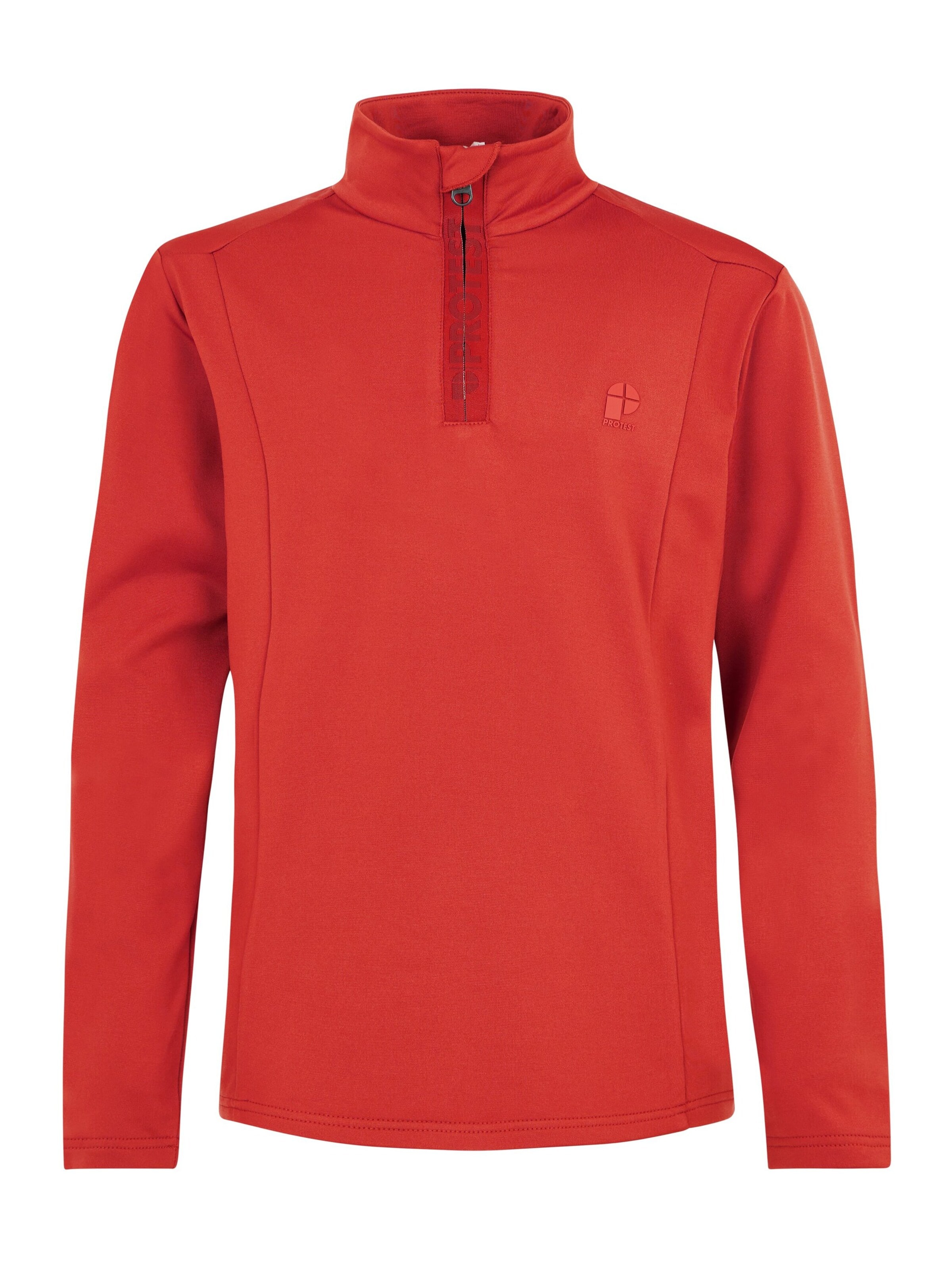 PROTEST Sportsweatshirt 'REWILLOWY JR' in Rot: Vorderseite