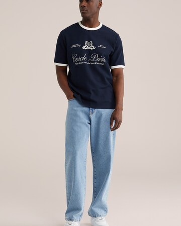 Tricou de la WE Fashion pe albastru