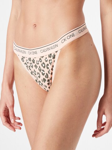 Calvin Klein Underwear Štandardný strih Nohavičky - ružová: predná strana