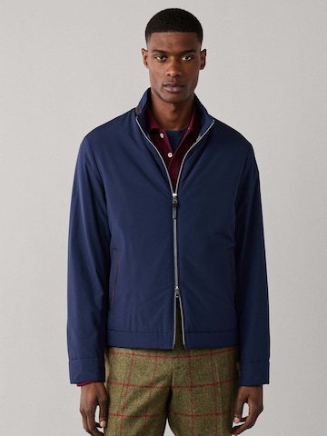 Hackett London Between-Season Jacket in Blue: front