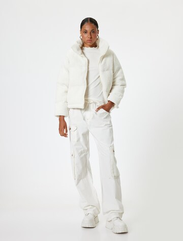 Koton Between-Season Jacket in White
