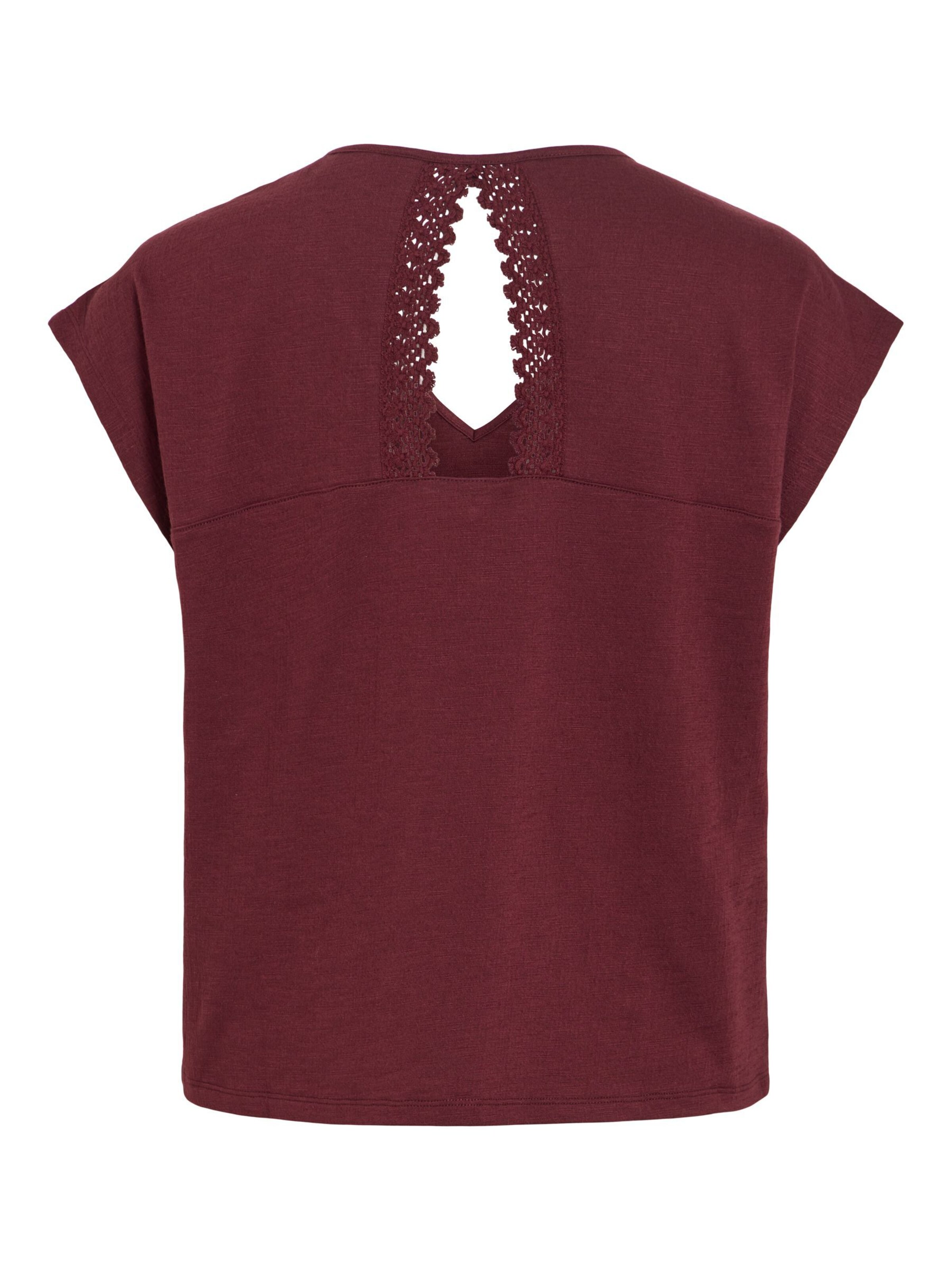 VILA Shirt 'VISyma' in Red