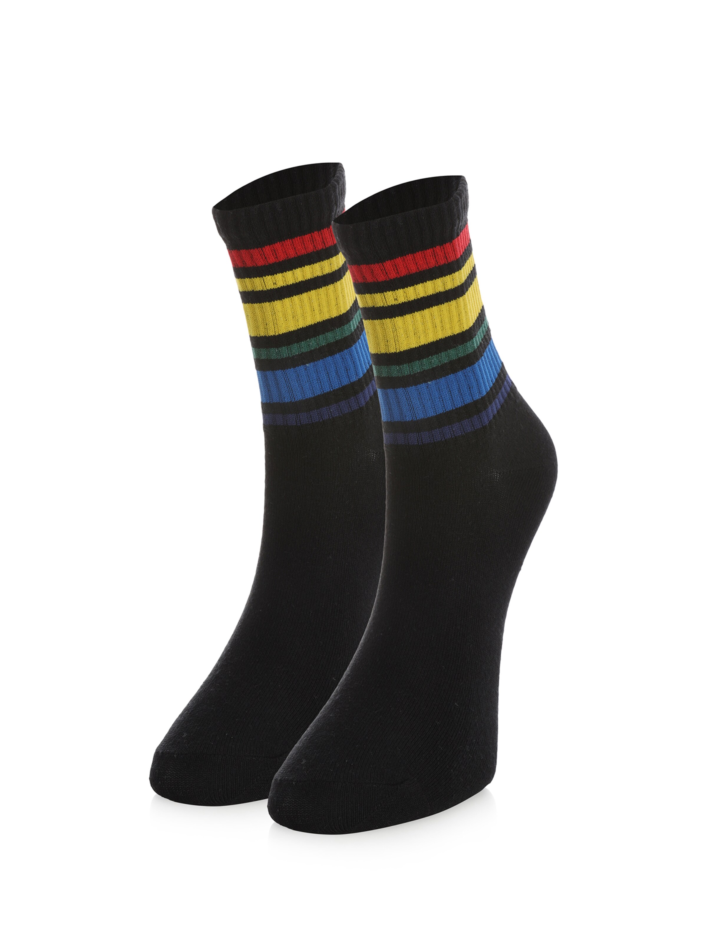 Crea Socks Socken 'Hochschule'‌‌‌‌‌‌‌ in Schwarz