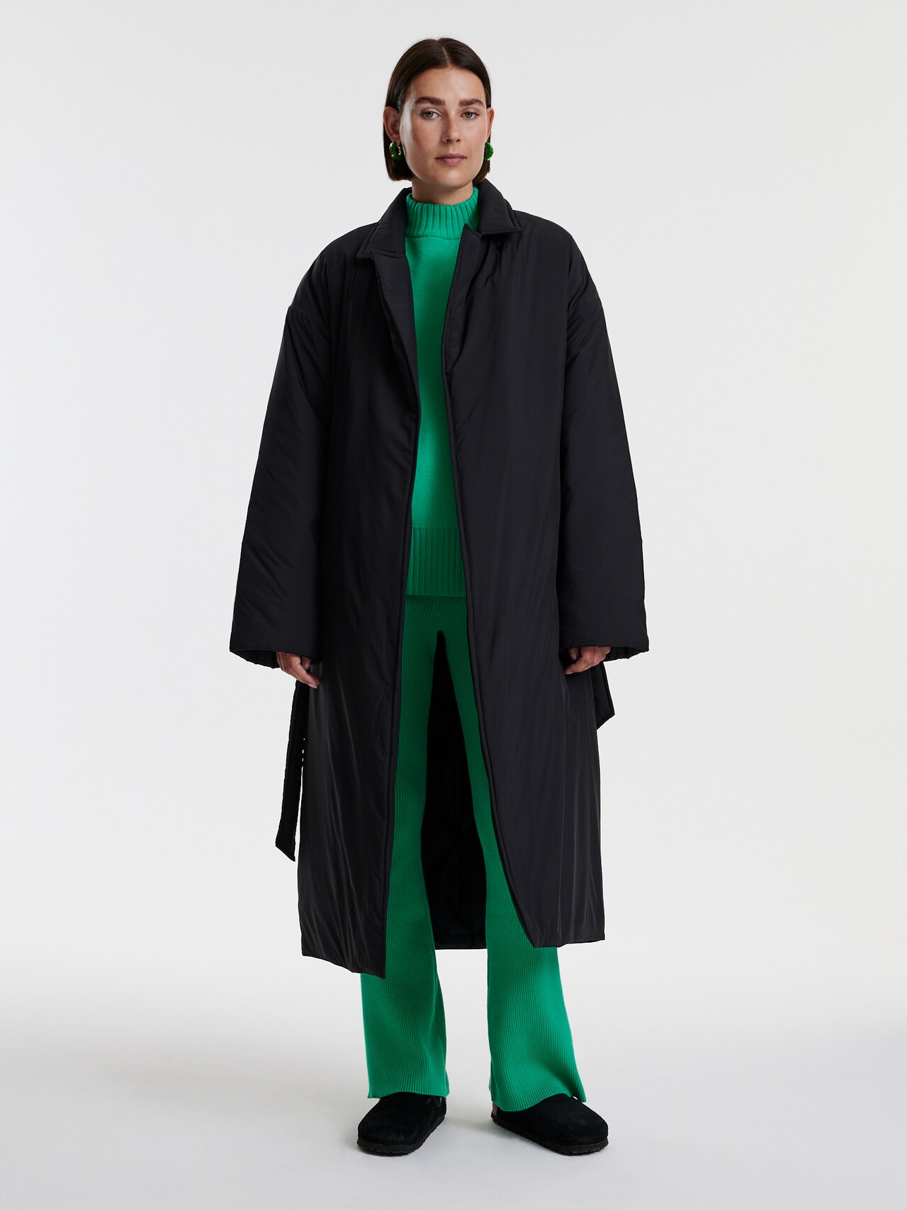 EDITED Producten Wintermantel 'Yuki' Zwart