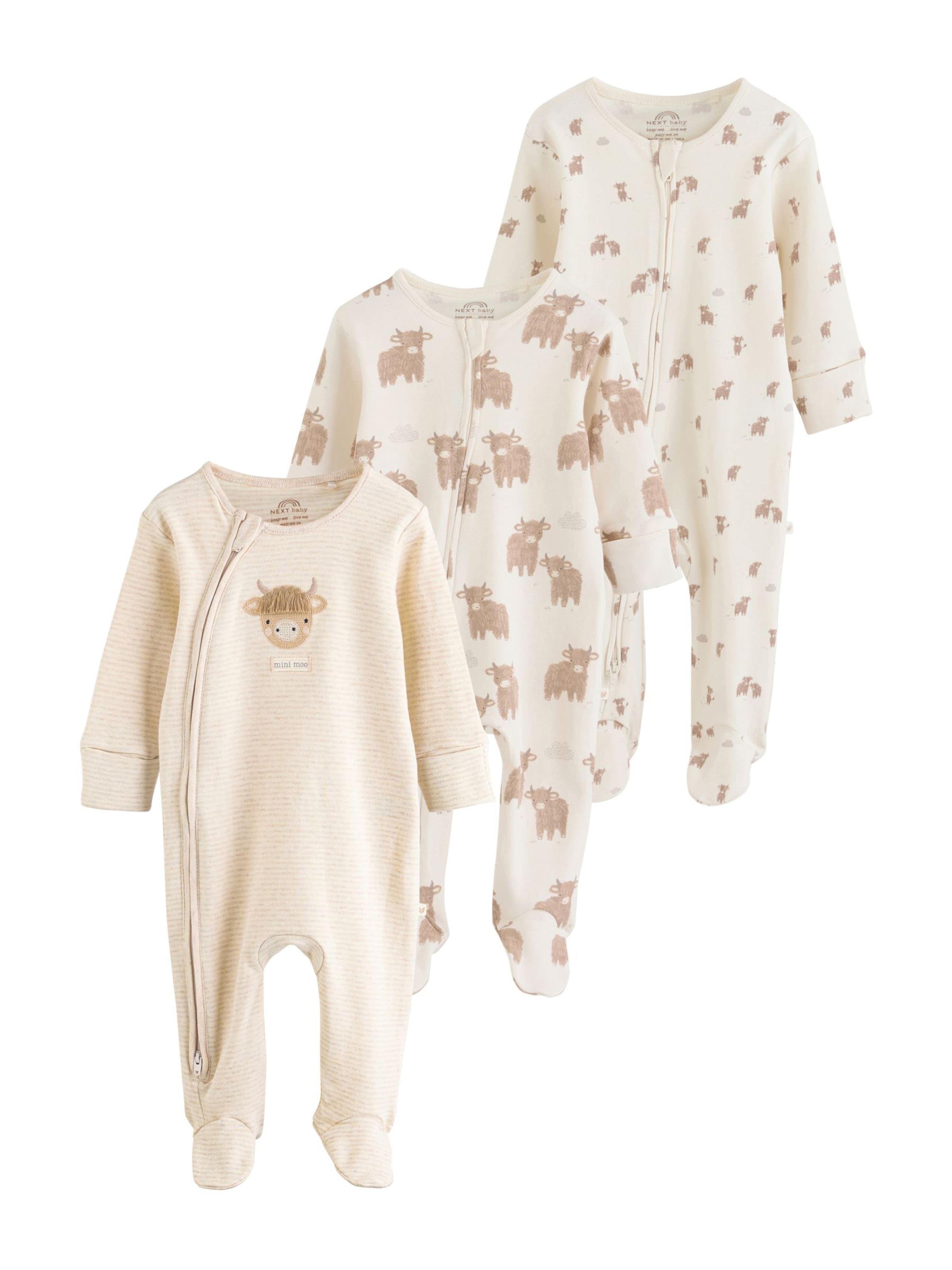 Next Schlafanzug in Beige: Vorderseite