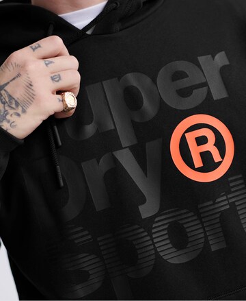 Superdry Regular fit Sportsweatshirt 'Core' in Zwart