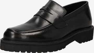 ABOUT YOUSlip On cipele 'Jean' - crna boja: prednji dio