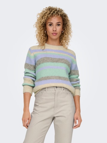 Pull-over 'ONLMaggie' ONLY en beige : devant